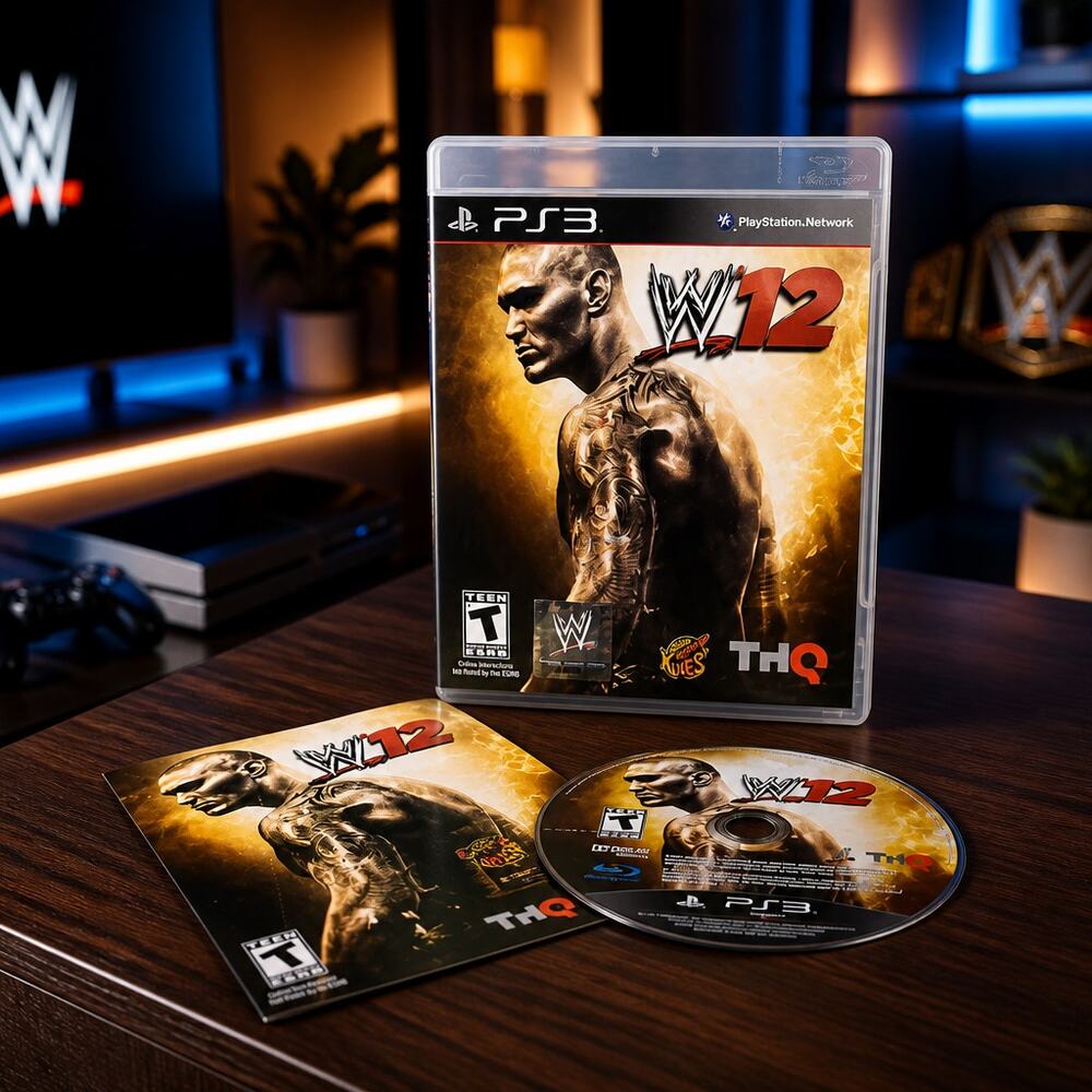 WWE 12 (Sony PlayStation 3, 2011) w/ Manual